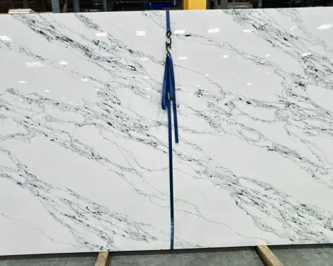 Nouvel Arabescato Marina Quartz Slab in Sylmar, Los Angeles