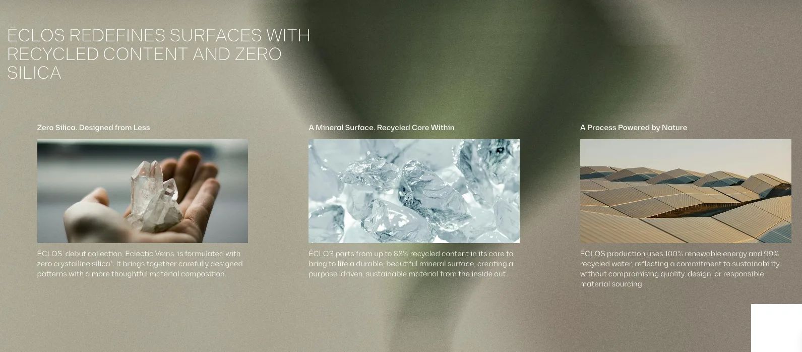 Cosentino Eclos Wondr – Zero Crystalline Silica Quartz Slab Photo 3