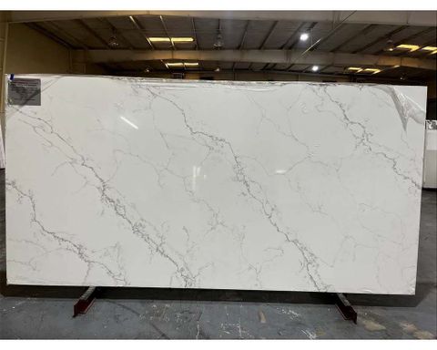 Helena - Zero Crystalline Silica Quartz Slab in Orange