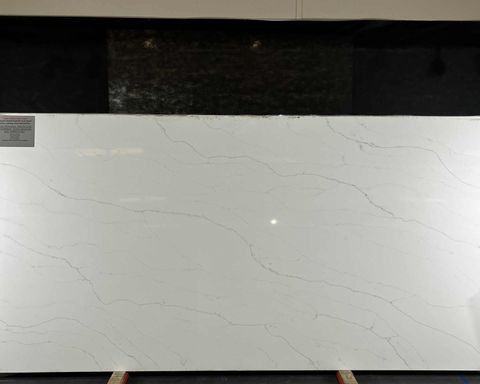 Sanibel - Zero Crystalline Silica Quartz Slab in Orange