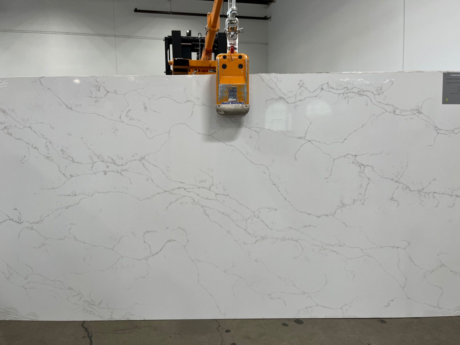 Maya Quartz Slab in Orange
