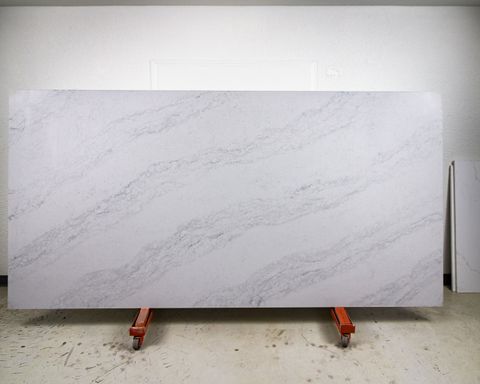 Bardeglio Grey Quartz Slab in Orange