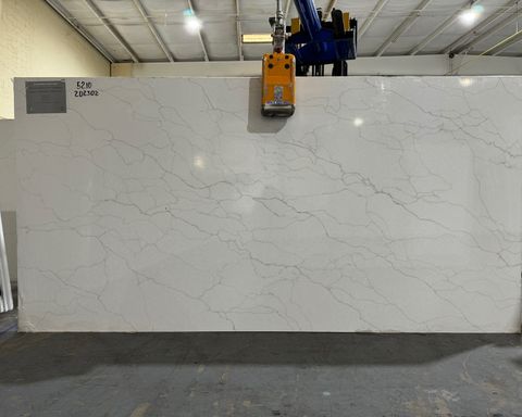 Opal Marquette Quartz Slab in Orange