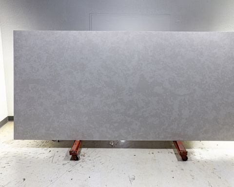 Grey Conrete Quartz Slab in Orange