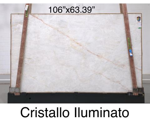 Criistallo Illuminato Quartzite Slab in Sun Valley, Los Angeles