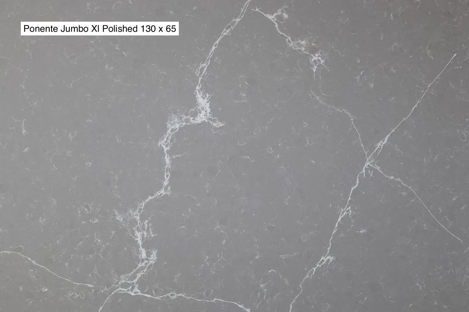 Ponente Grey Quartz Slab Photo 2