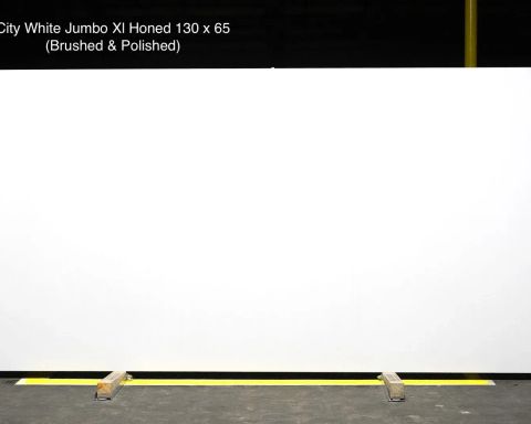 Super White Jumbo Quartz Slab in Northridge, Los Angeles