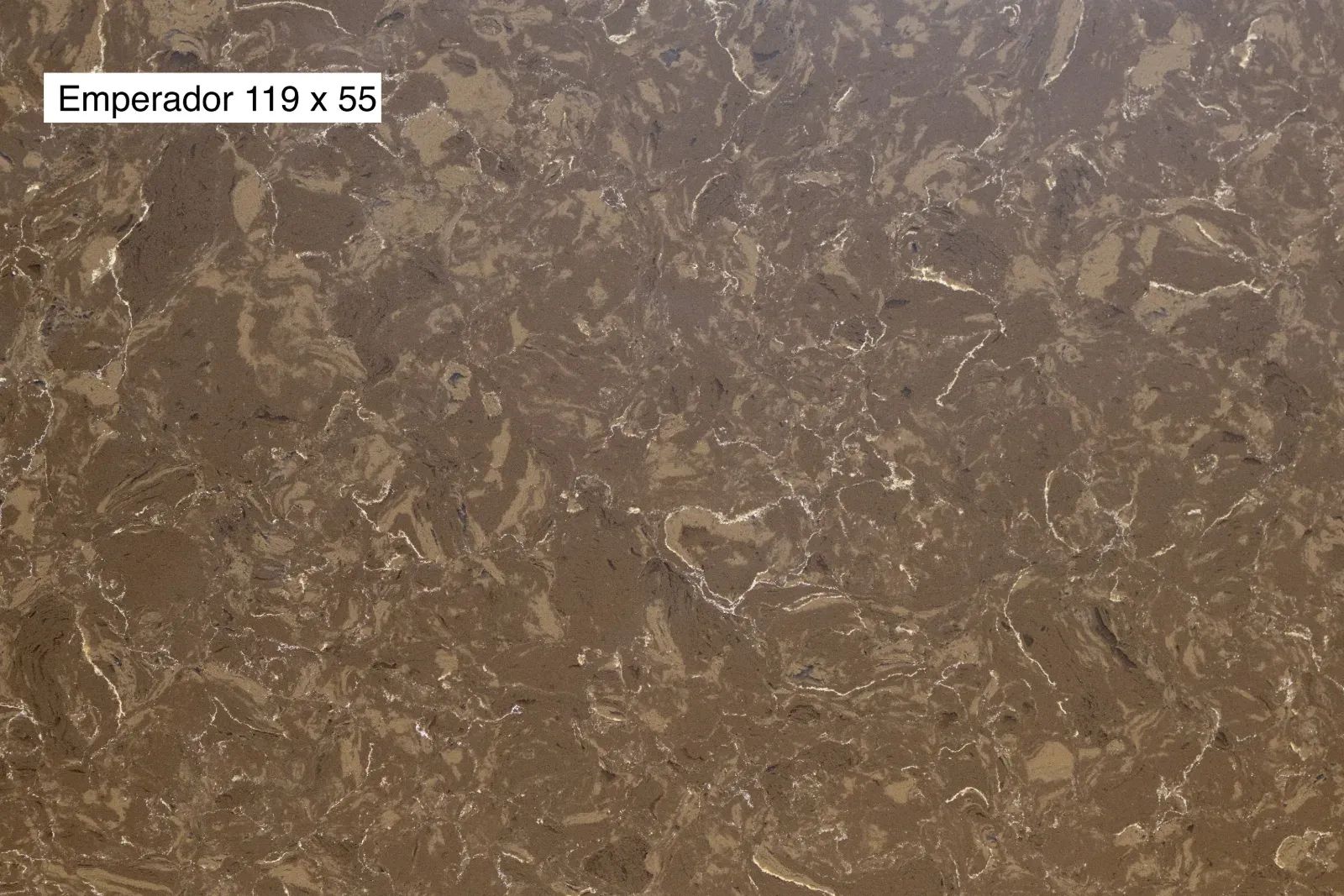 Emperador Quartz Slab Photo 2