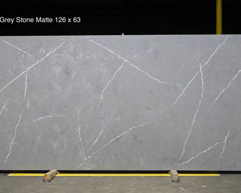 Cloudy Grey Quartz Slab in Northridge, Los Angeles