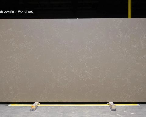 Mocha Brown Quartz Slab in Northridge, Los Angeles