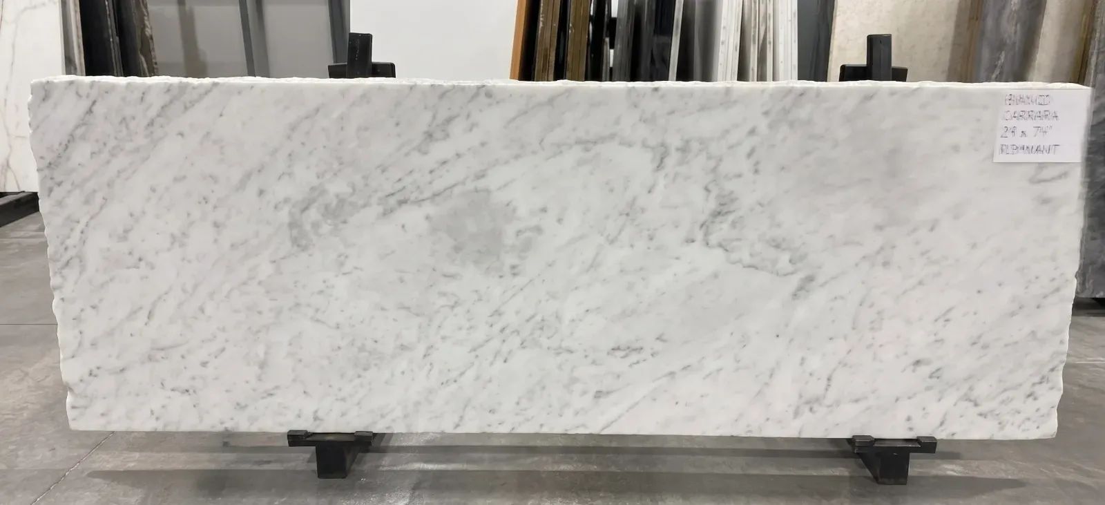 Bianco Carrara Marble Remnant in Sun Valley, Los Angeles
