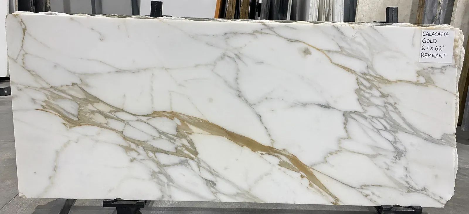 Calacatta Gold Marble Remnant in Sun Valley, Los Angeles