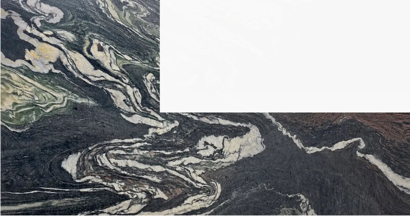Cipollino Ondulato Quartzite Remnant in Sun Valley, Los Angeles