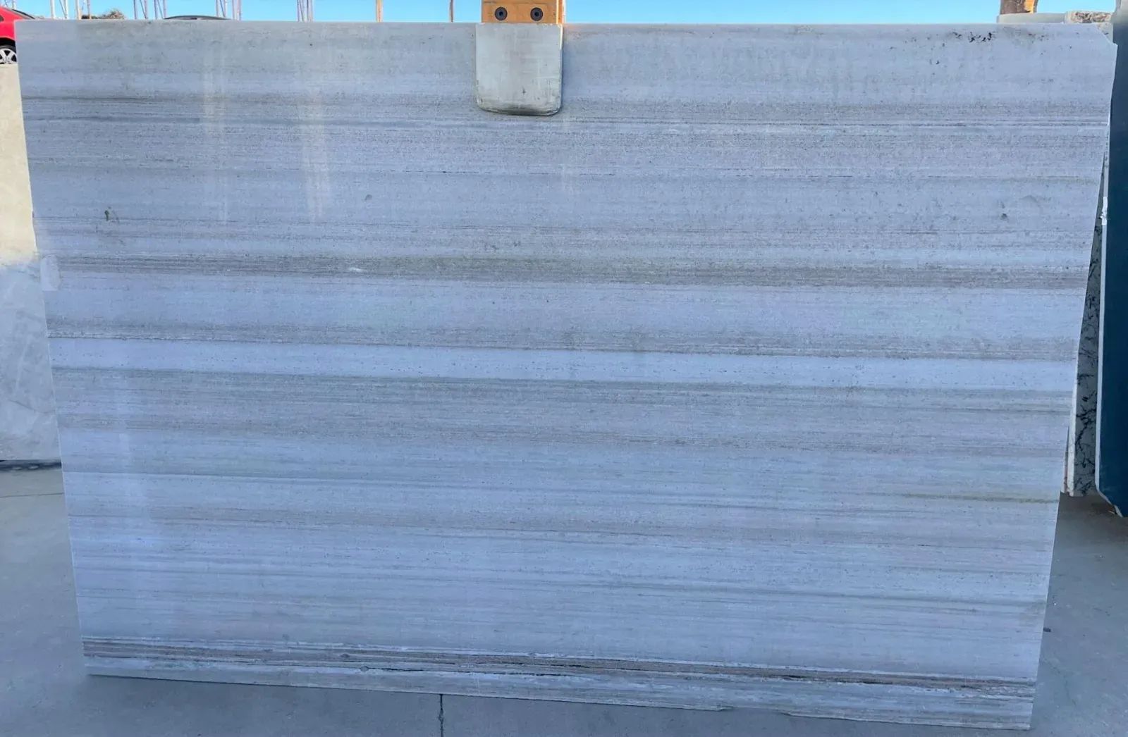 Rainbow White Marble Slab in Sun Valley, Los Angeles