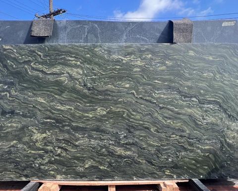 Vision Green Granite Slab in North Hollywood, Los Angeles
