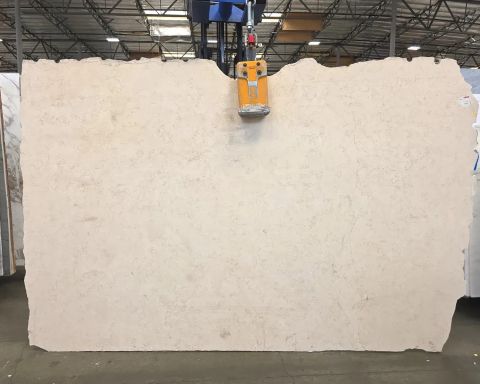 Golden Cream Giallo Atlantide Limestone Slab in Sun Valley, Los Angeles