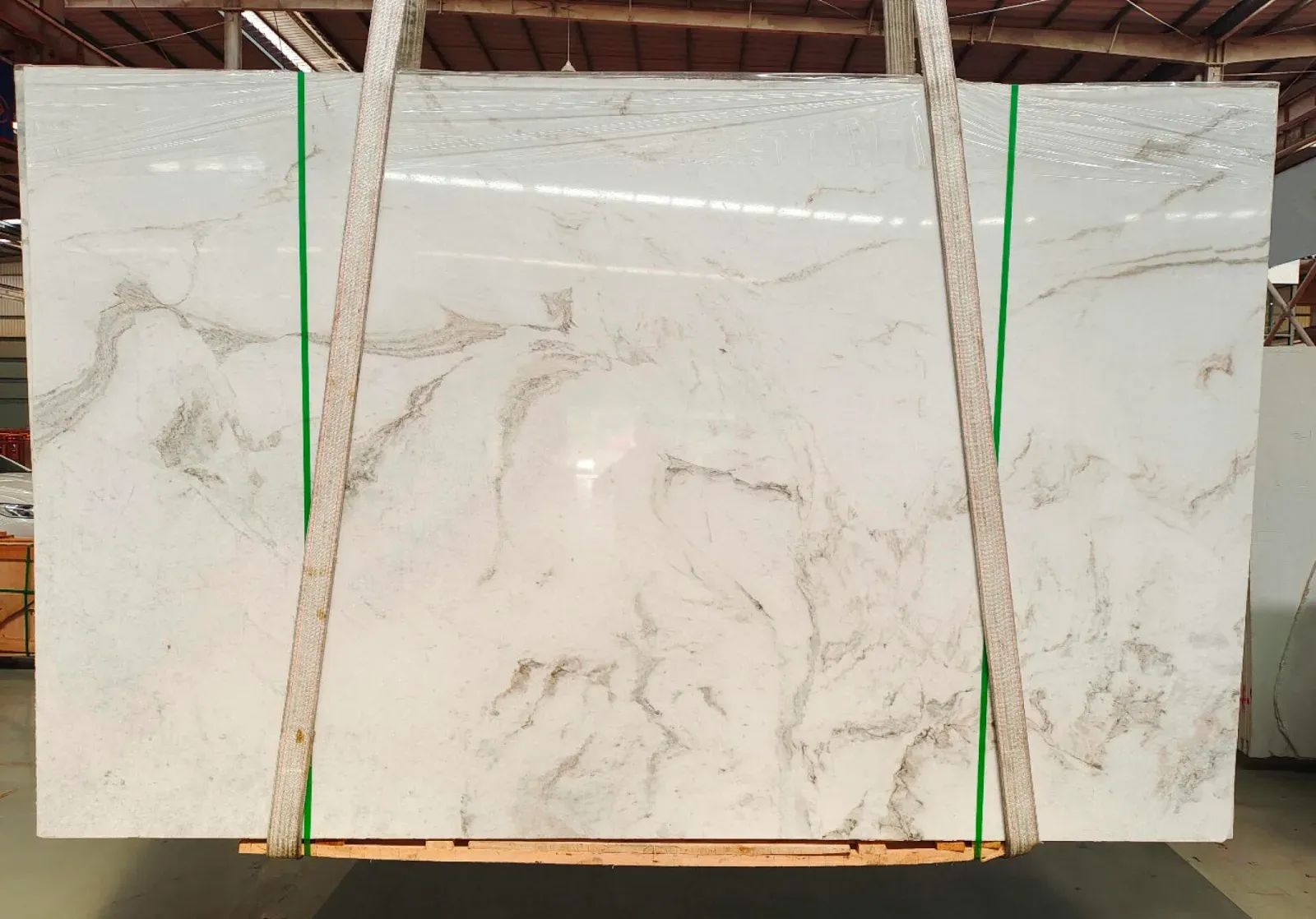 Calacatta Cielo Marble Slab in Sun Valley, Los Angeles