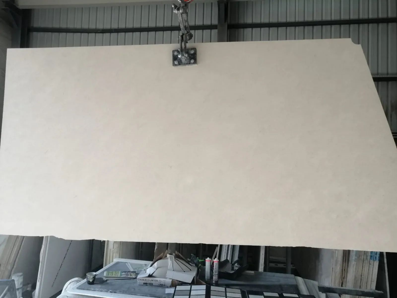 Avorio Limestone Slab in Sun Valley, Los Angeles
