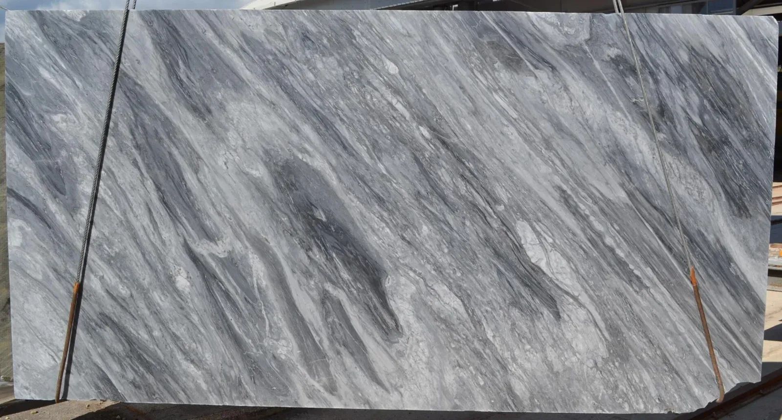Bardiglio Nuvolato Marble Slab in Sun Valley, Los Angeles