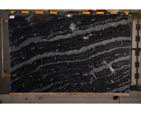 Agatha Black Quartzite Slab in North Hollywood, Los Angeles