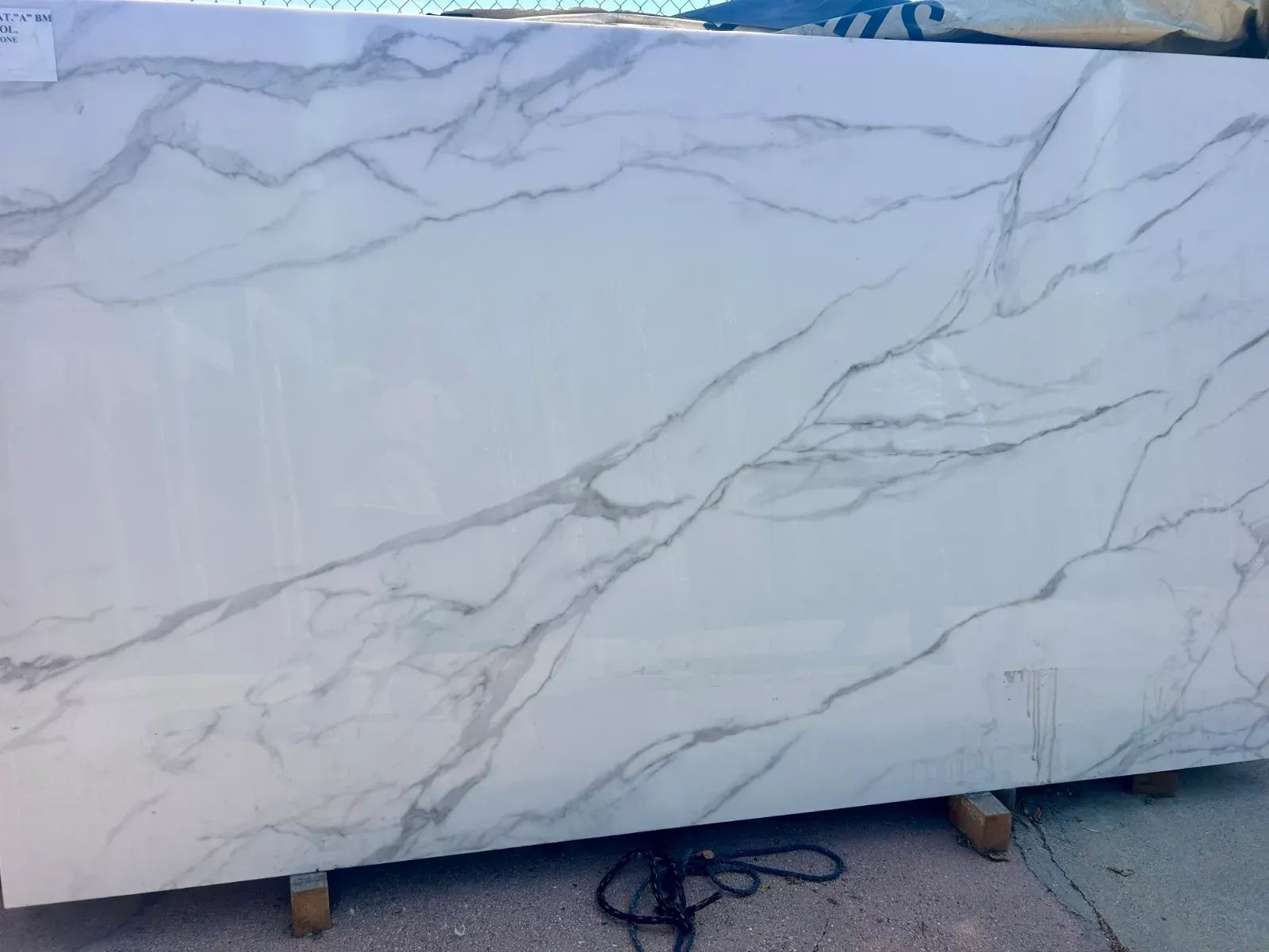 Nano Glass Calacatta Porcelain Slab in North Hollywood, Los Angeles