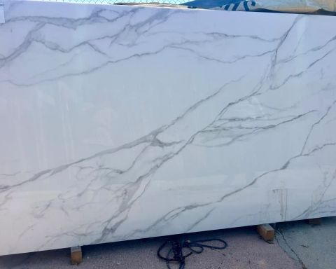 Nano Glass Calacatta Porcelain Slab in North Hollywood, Los Angeles