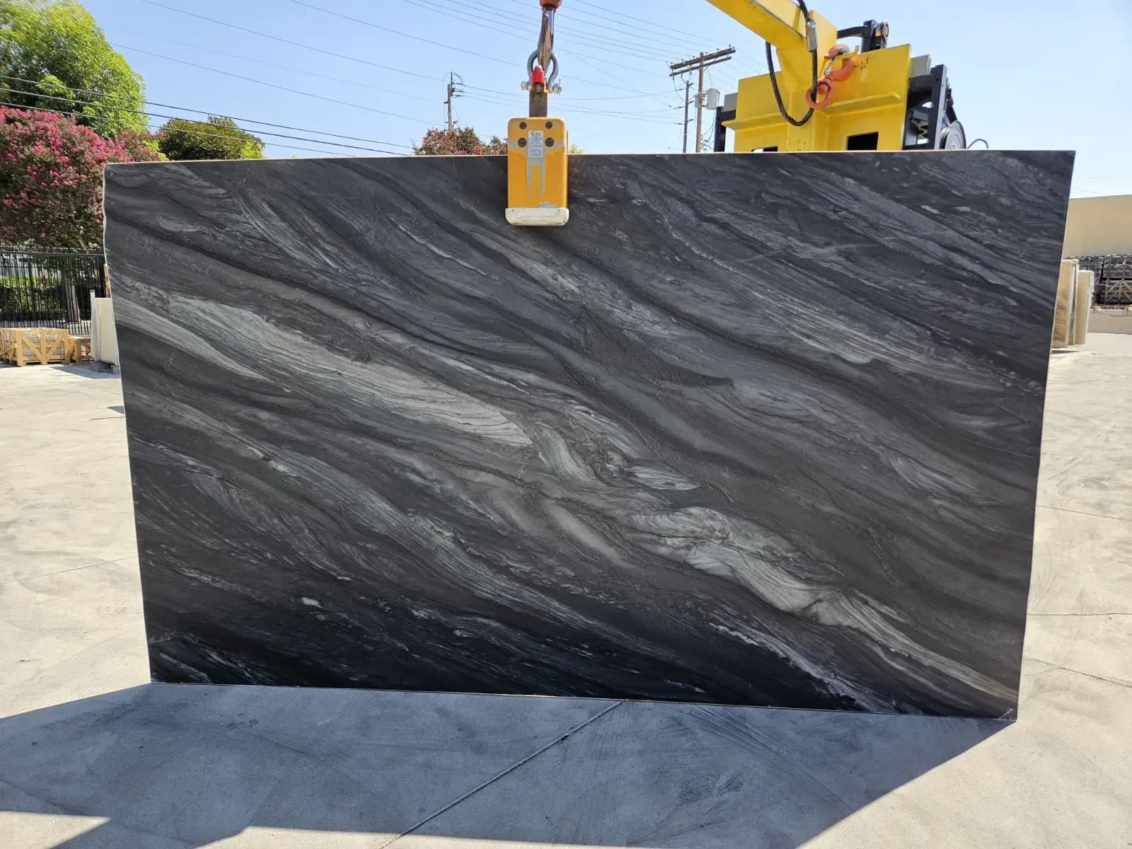 Fantasy Black Quartzite Slab in Van Nuys, Los Angeles
