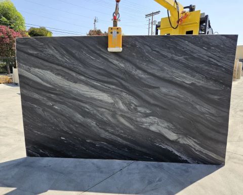 Fantasy Black Quartzite Slab in Van Nuys, Los Angeles