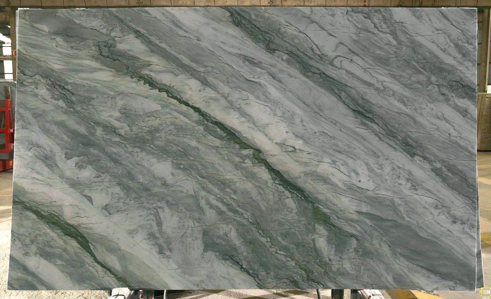 Ocean Green Quartzite Slab in Van Nuys, Los Angeles