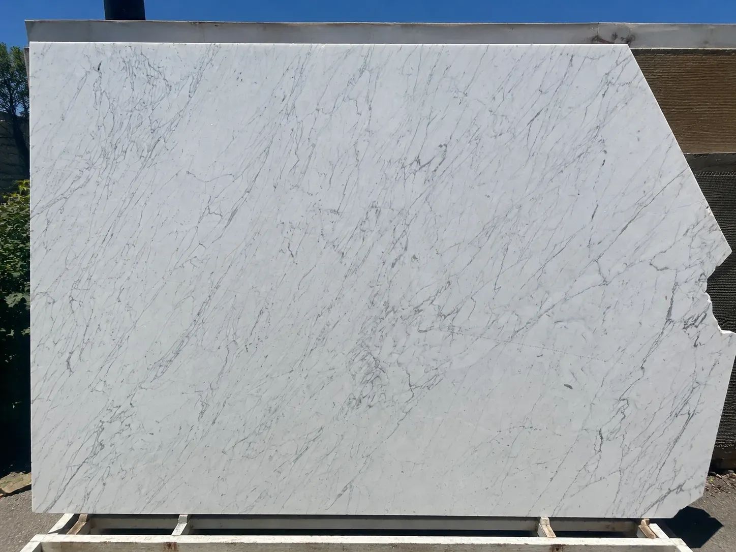 Bianco Carrara Marble Remnant in North Hollywood, Los Angeles