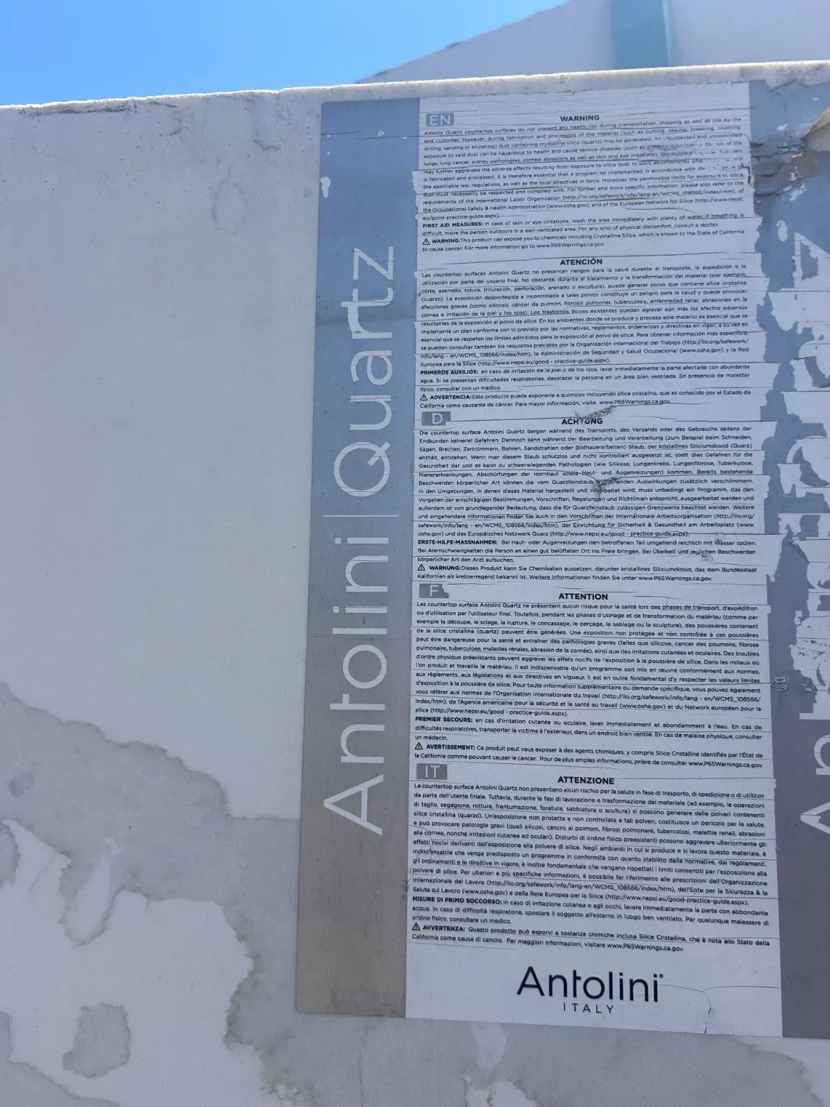 Antolini Calacatta Quartz Slab Photo 2