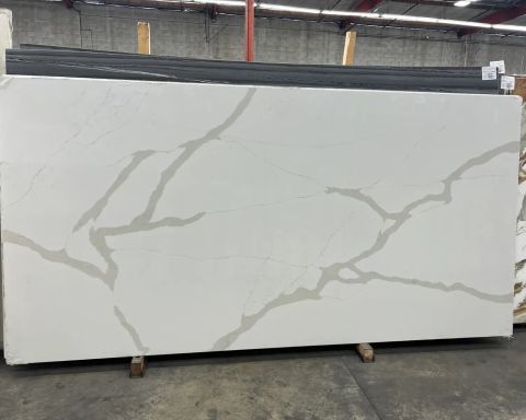Calacatta Gold Quartz Slab in North Hollywood, Los Angeles