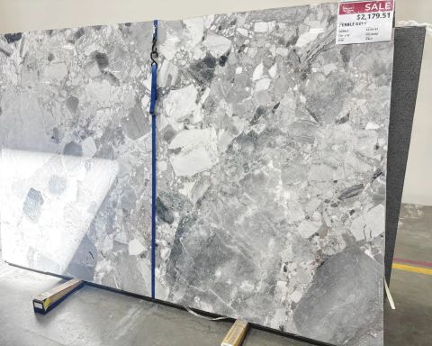 Pebble Grey Marble Slab in Sylmar, Los Angeles