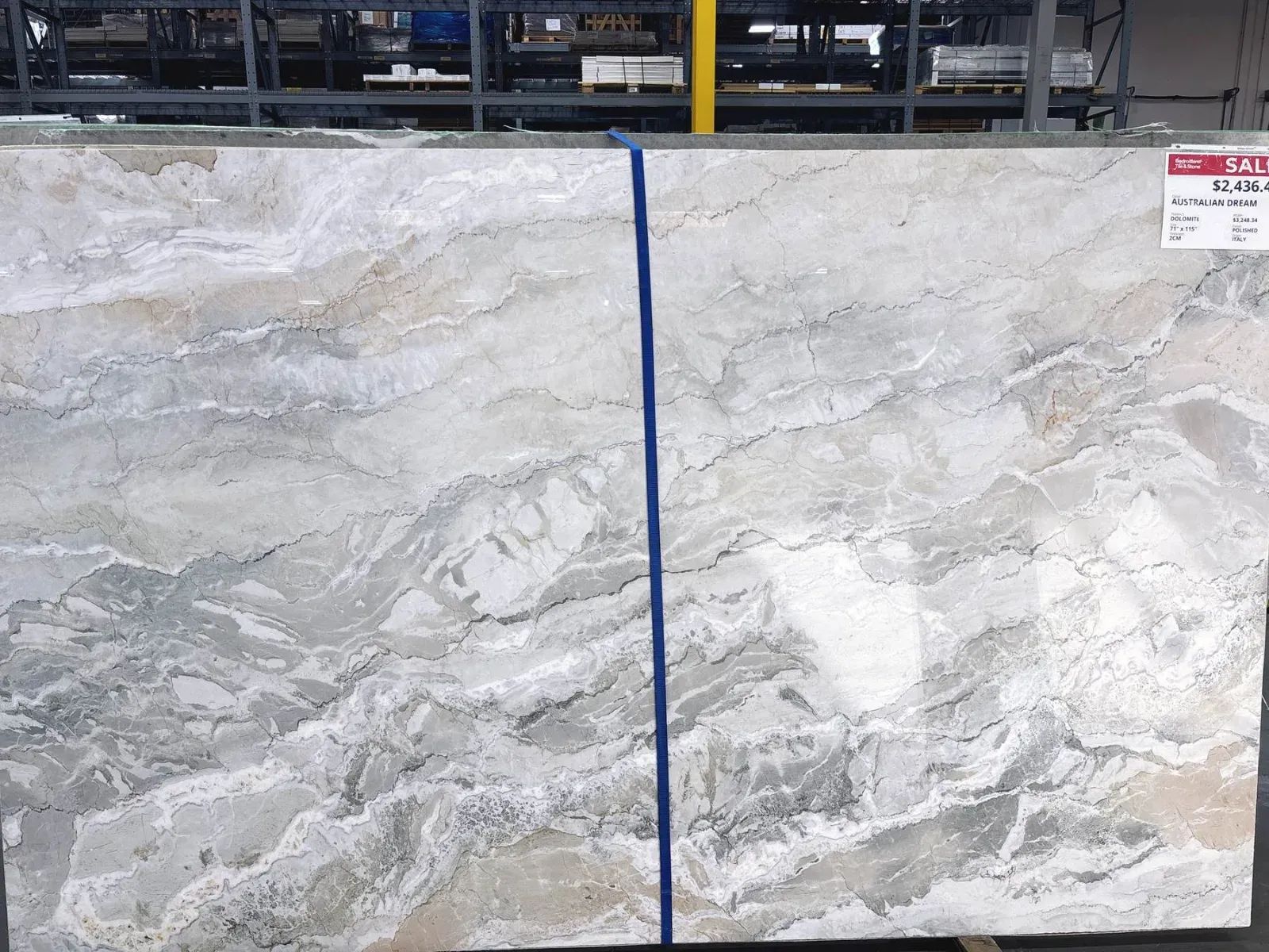 Australian Dream Dolomite Slab in Sylmar, Los Angeles