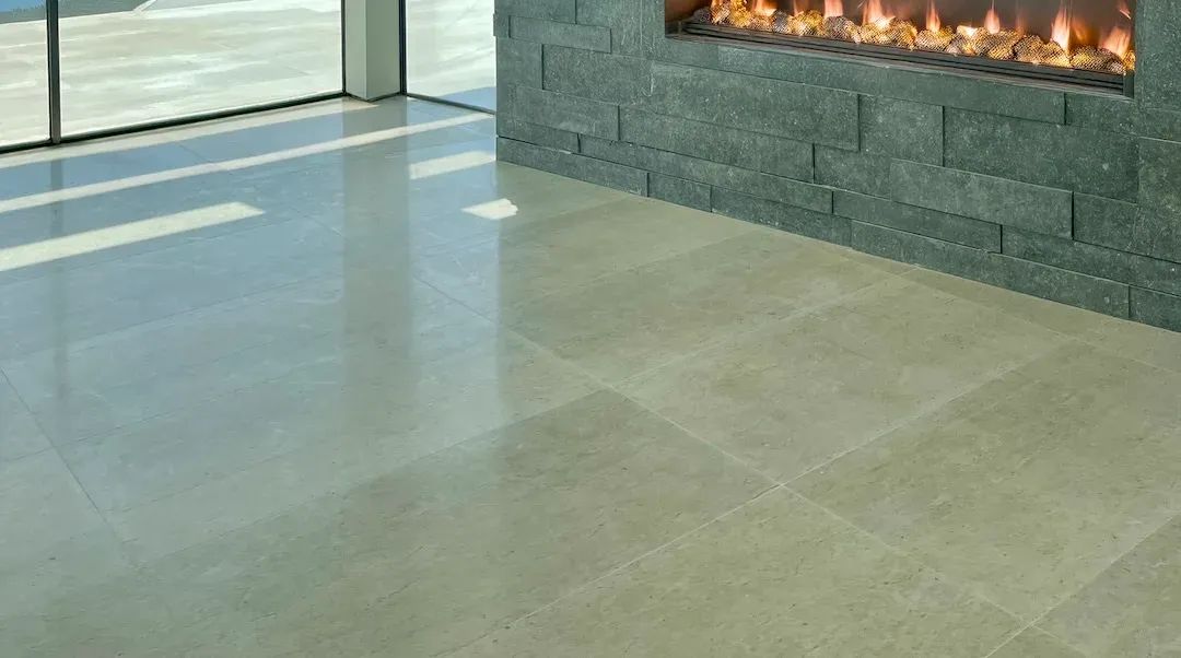 Gascogne Blue Vein Cut Limestone Slab Photo 2