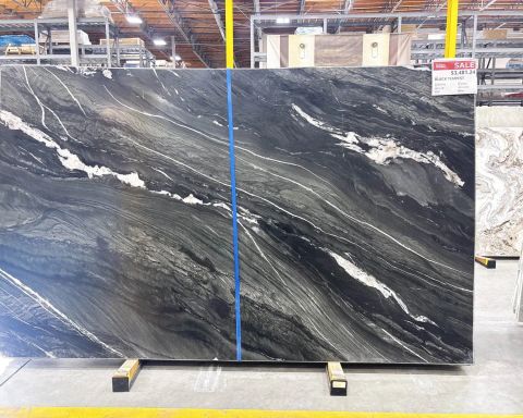 Black Tempest Quartzite Slab in Sylmar, Los Angeles