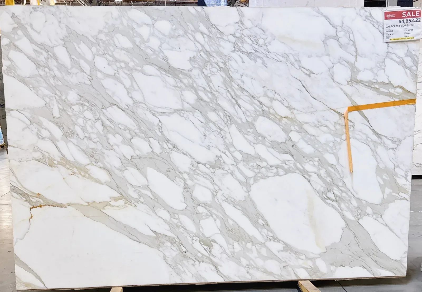 Calacatta Borghini 55% Off Marble Slab in Sylmar, Los Angeles