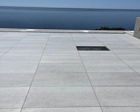 Gascogne Blue Vein Cut Limestone Tile in Van Nuys, Los Angeles