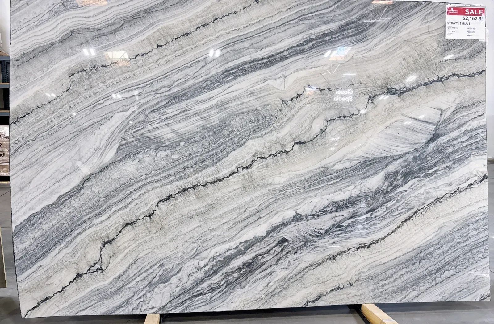 Stratus Blue Quartzite Slab in Sylmar, Los Angeles