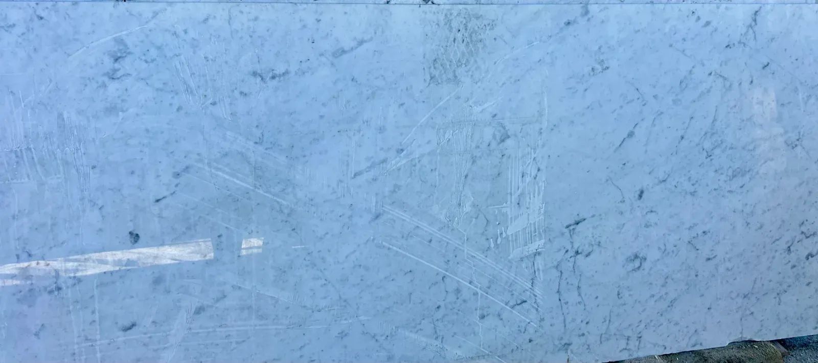 Bianco White Carrera Marble Remnant in Sun Valley, Los Angeles