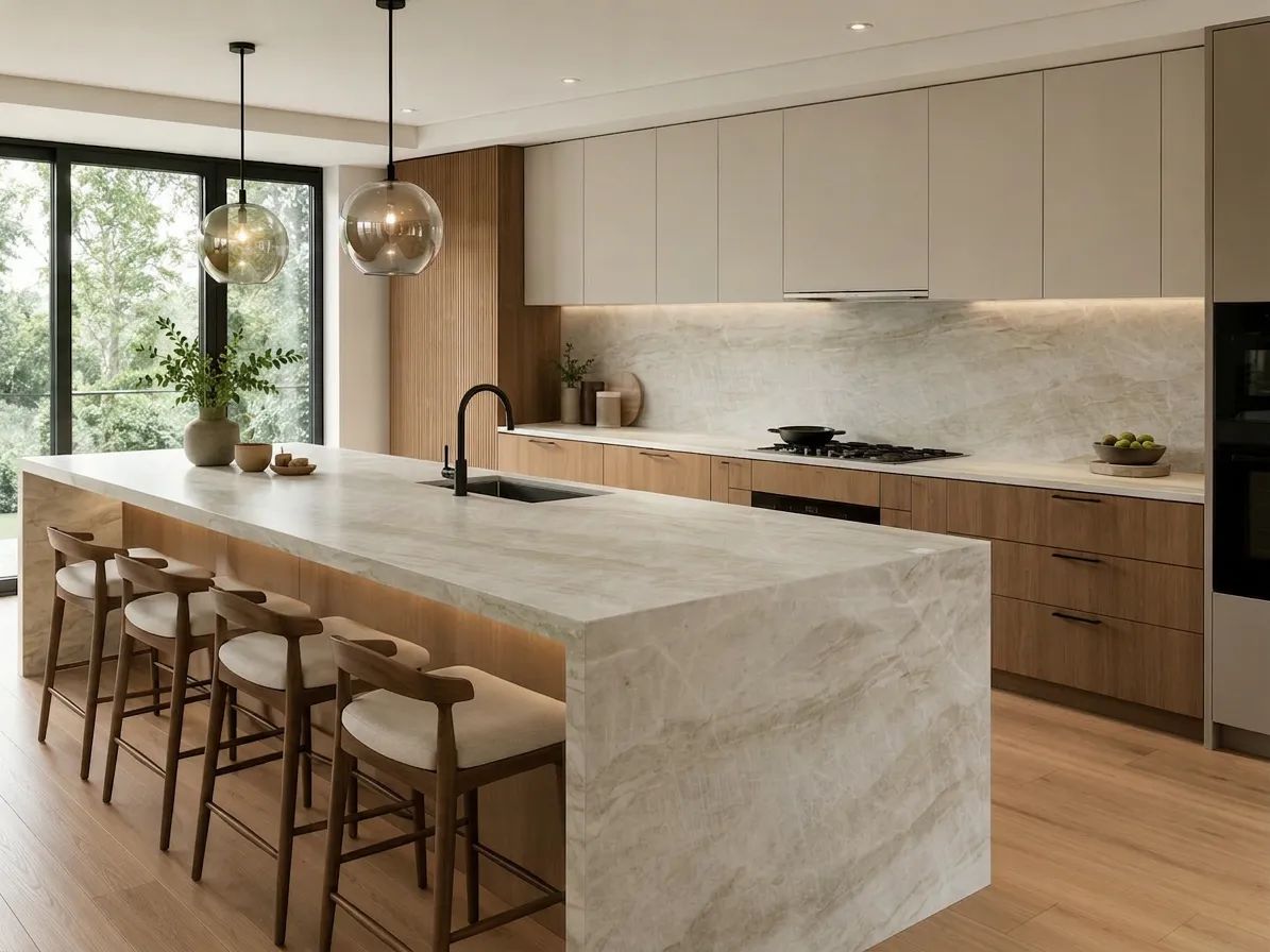 Taj Mahal- Venus Quartzite — Kitchen Inspiration