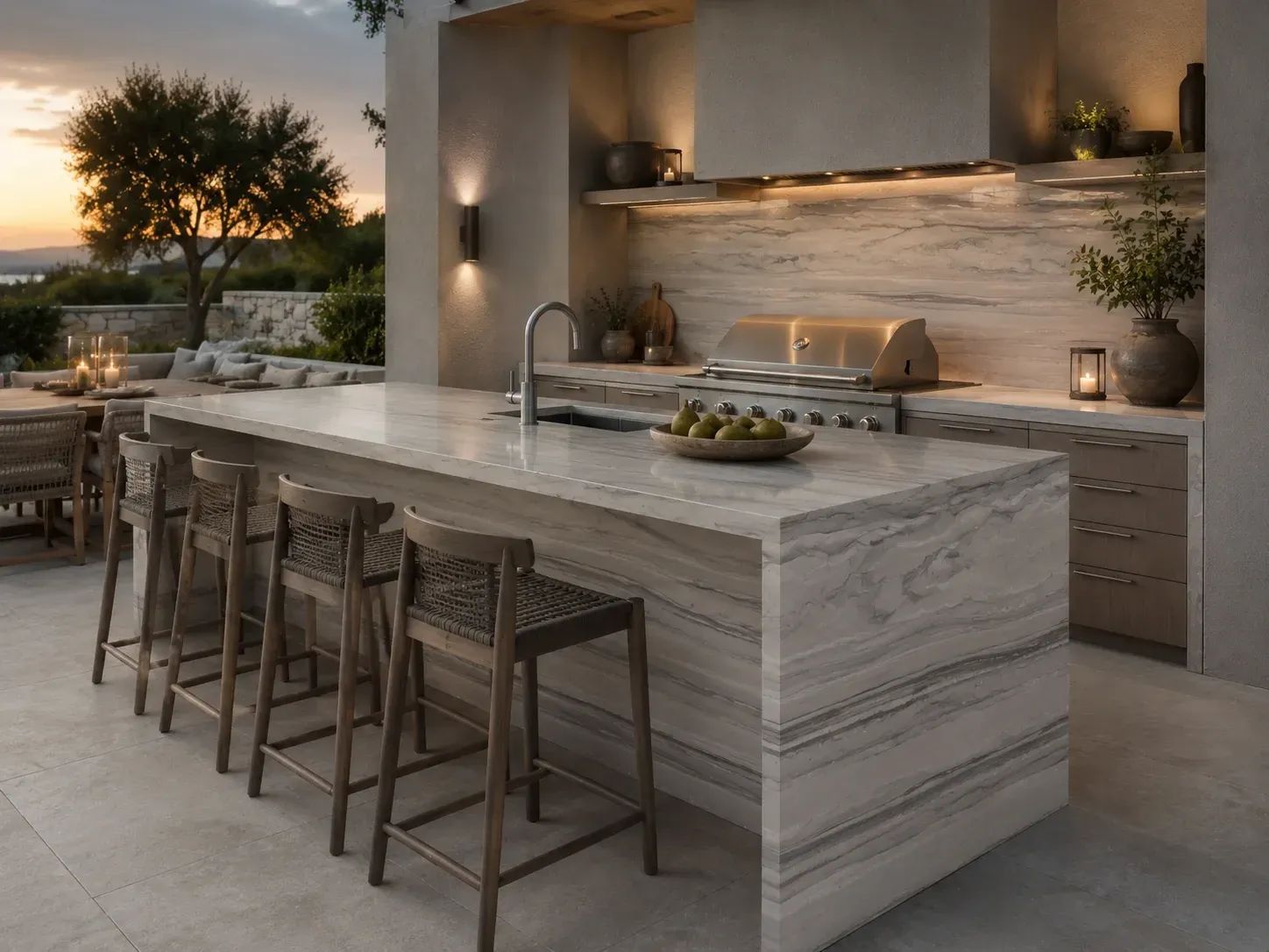 Athens Grey Marble — Outdoor Inspiration