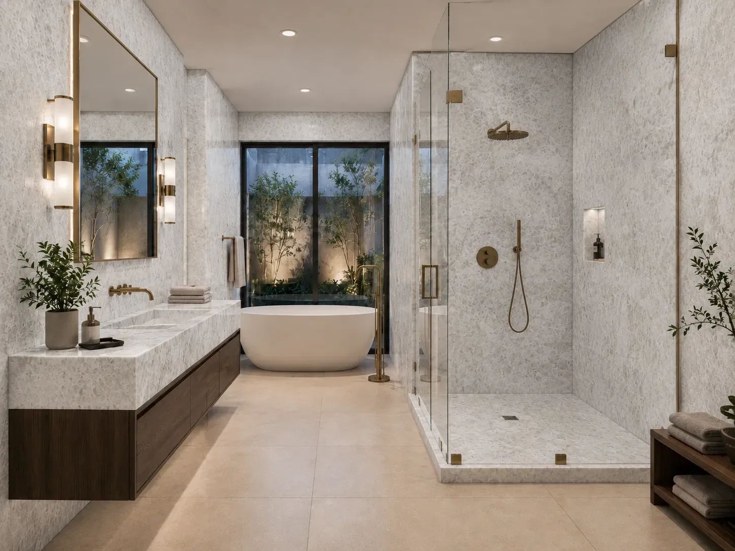 Cristallo 1st Choice Quartzite — Bathroom Inspiration