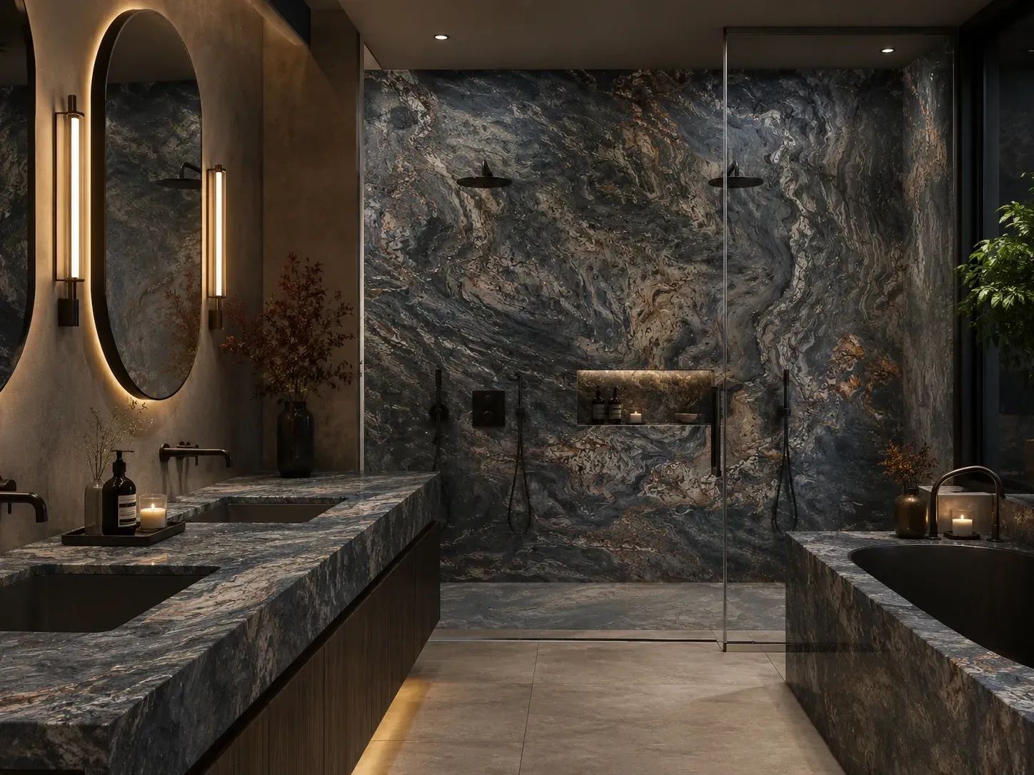Fusion Quartzite — Bathroom Inspiration