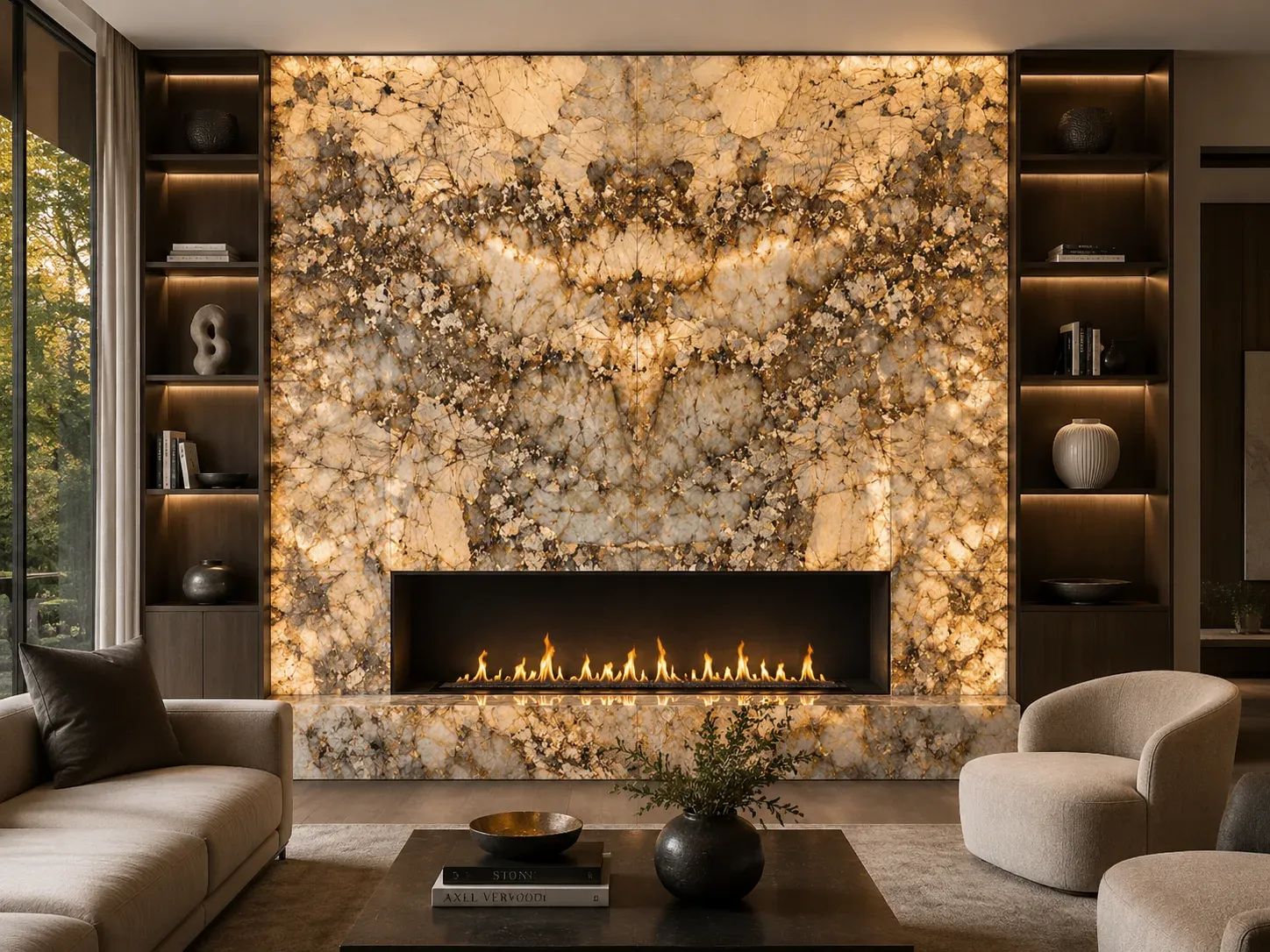 Patagonia Quartzite — Fireplace Inspiration