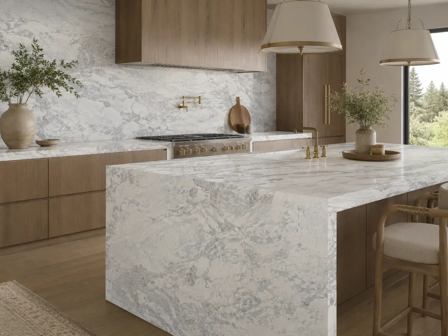 Calacatta Chiara Marble — Kitchen Inspiration