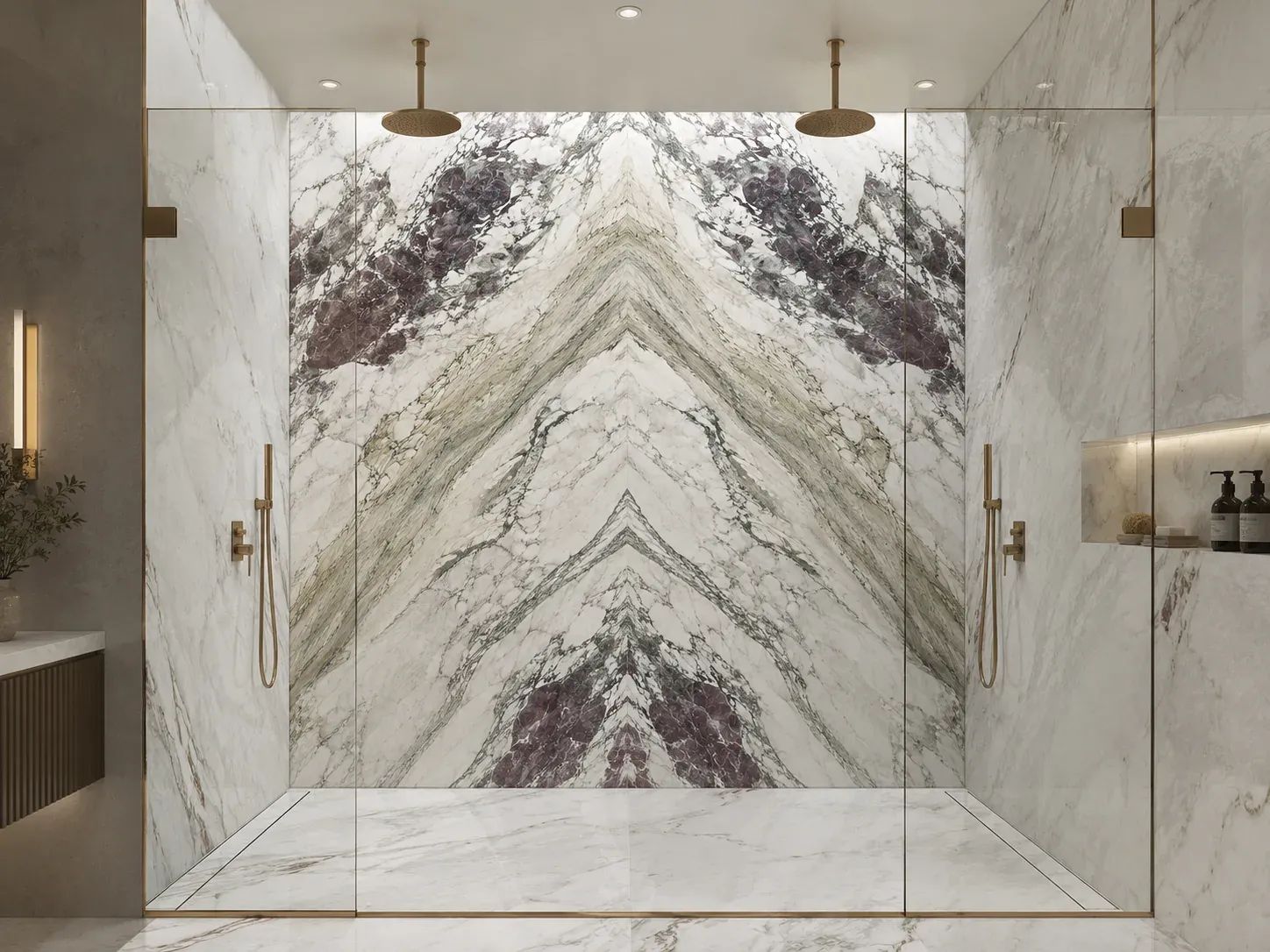 Breccia Capraia Supreme Marble — Bathroom Inspiration