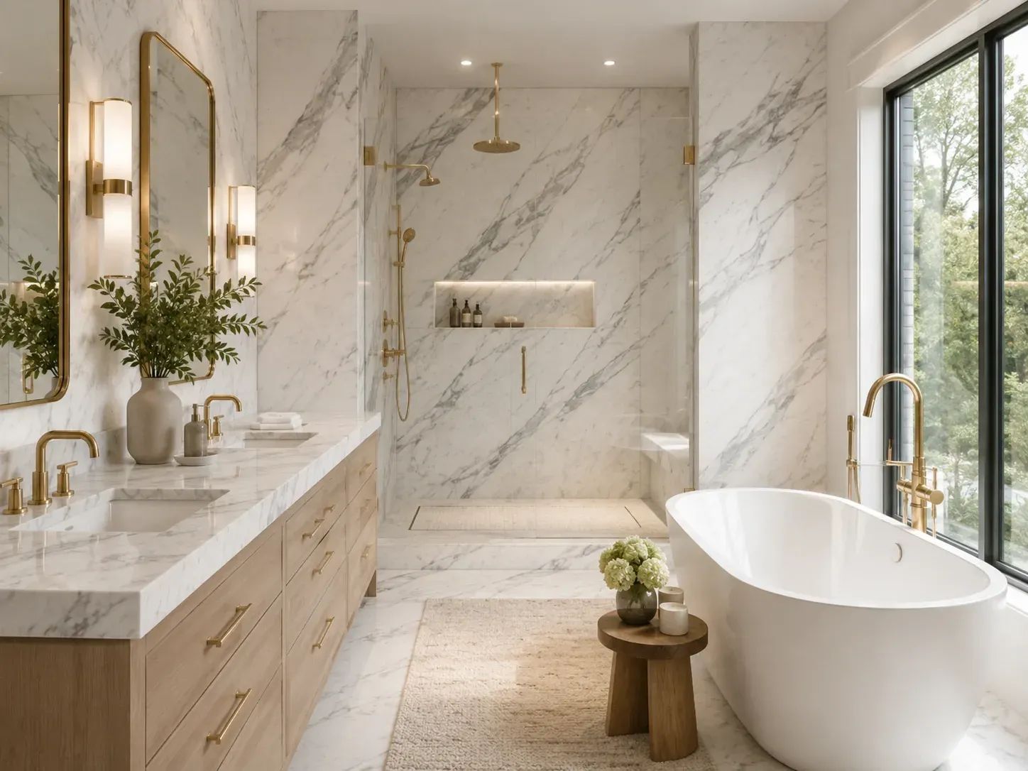 Calacatta Michelangelo Marble — Bathroom Inspiration