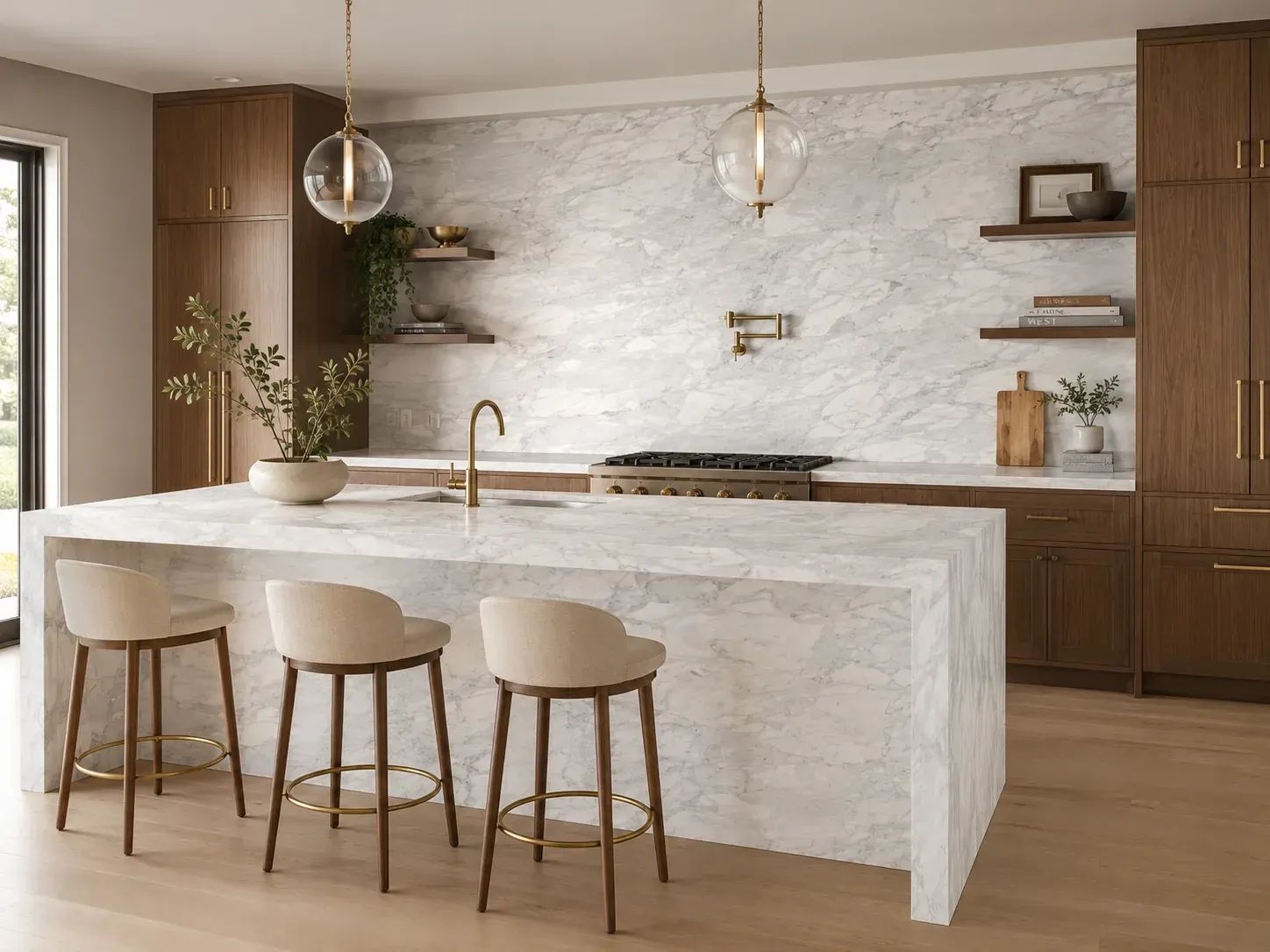 Calacatta Cremo Marble — Kitchen Inspiration