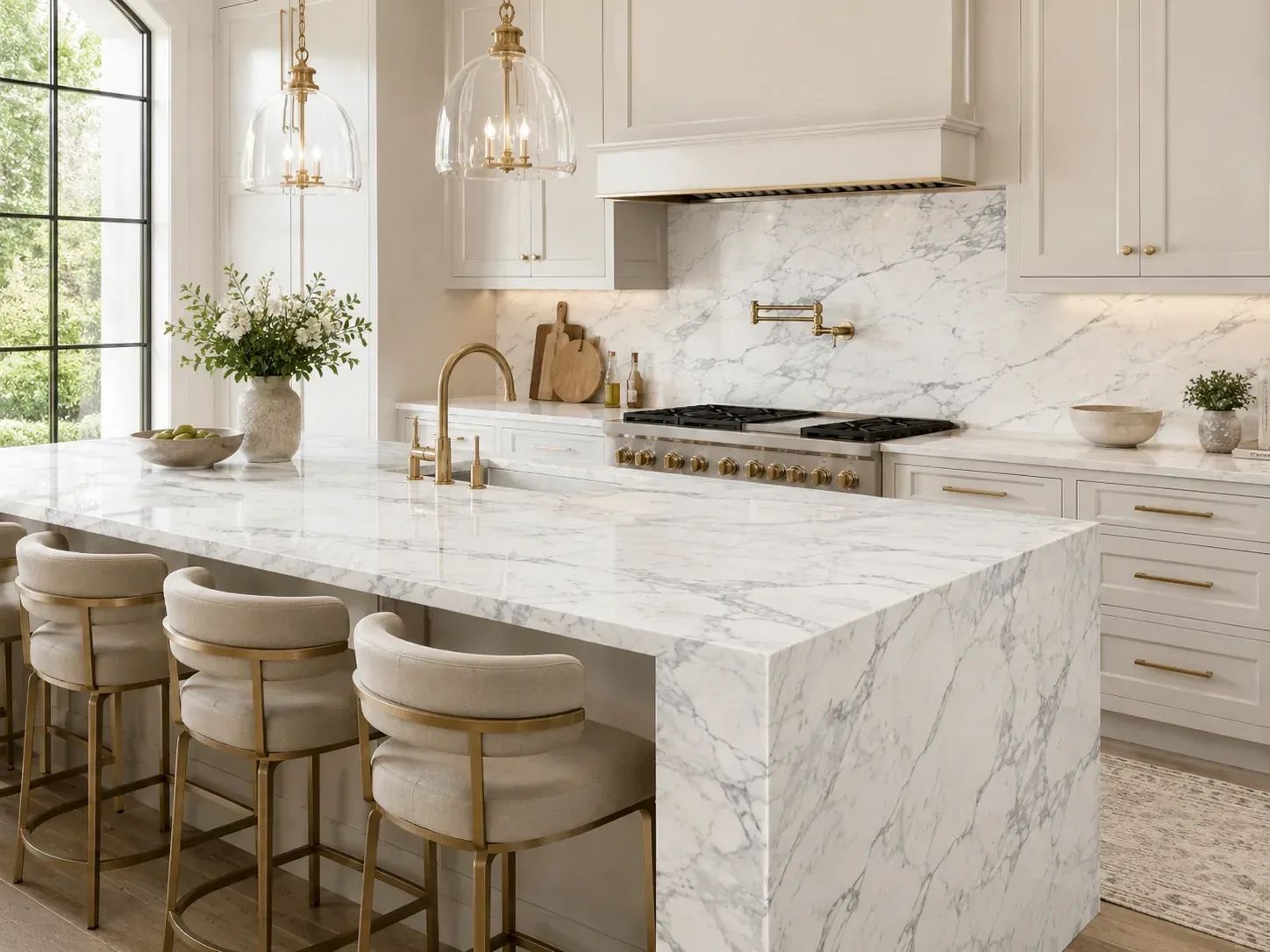 Calacatta Gold Extra Marble — Kitchen Inspiration